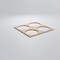 Ekena Millwork Large Wembley Decorative Fretwork Wood Wall Panels, Alder, 23 3/8"W x 23 3/8"H x 3/8"T WALW24X24X0375WEMAL - alternate 5